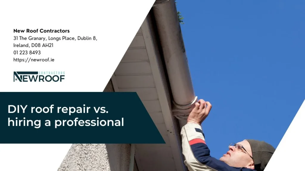 DIY roof repair vs. hiring a professional