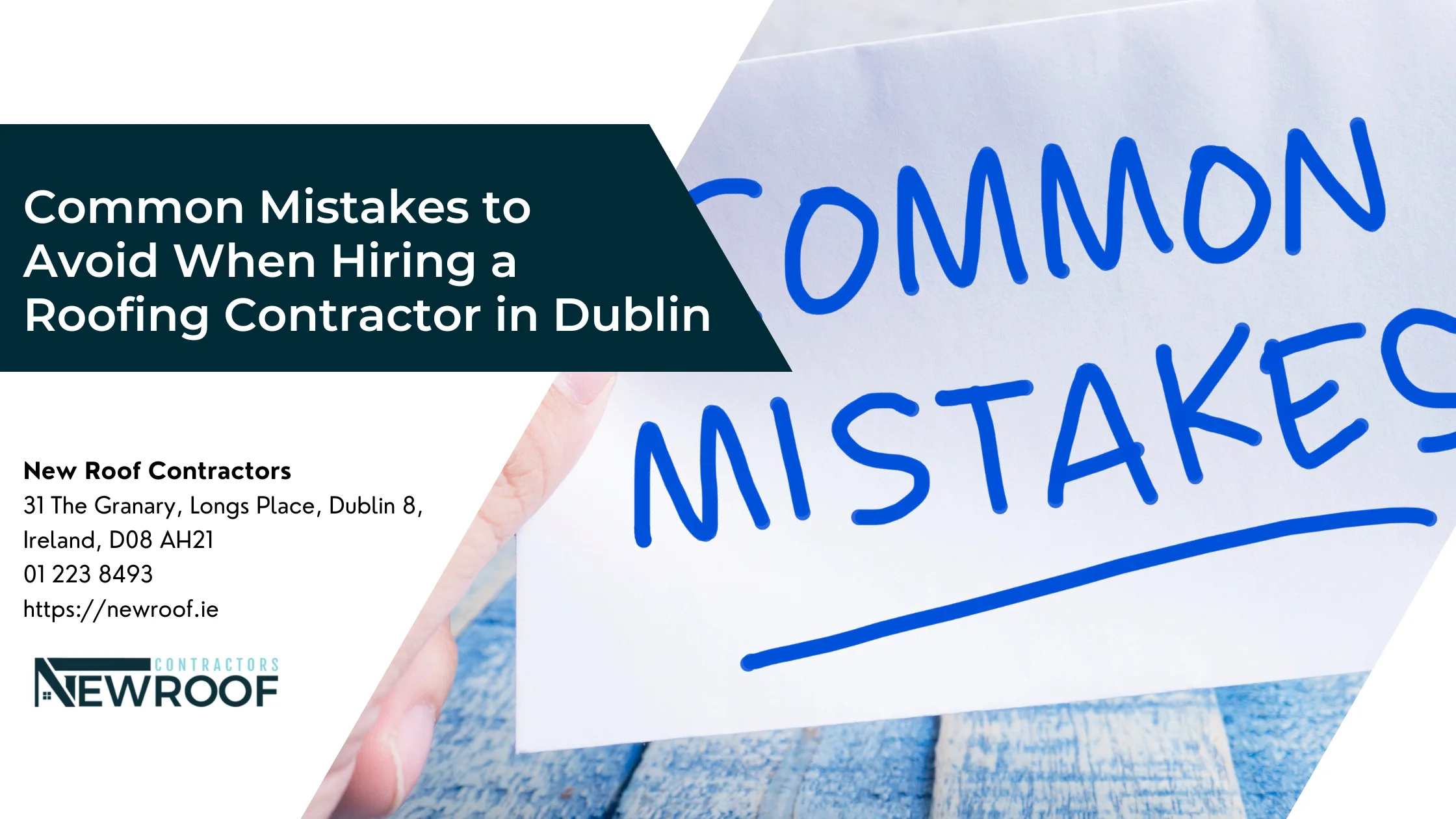 Common Mistakes to Avoid When Hiring a Roofing Contractor in Dublin